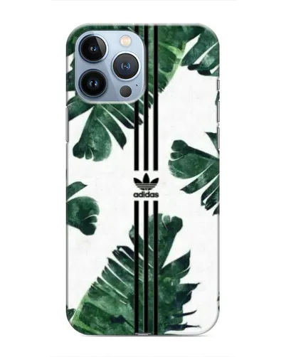 Чохол для iPhone 13 Pro з картинкою «Пальмове листя адідас»