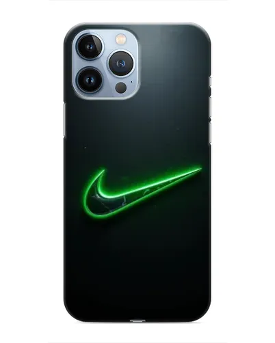 Чохол для iPhone 13 Pro з картинкою «Неоновий контур Nike» Чохол для iPhone 13 Pro з картинкою «Неоновий контур Nike»