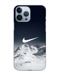 Чохол для iPhone 13 Pro з картинкою «Nike — зимові гори»