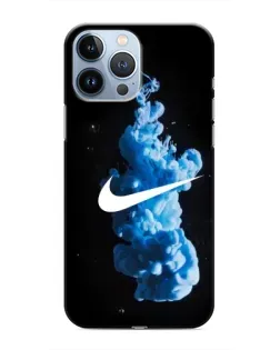 Чохол для iPhone 13 Pro з картинкою «Nike та синій дим»