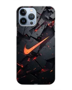 Чохол для iPhone 13 Pro з картинкою «Nike — ефект розломів»