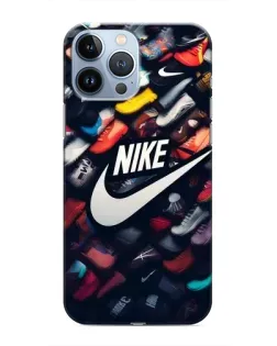 Чохол для iPhone 13 Pro з картинкою «Колекція кросівок Nike»