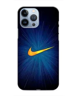 Чохол для iPhone 13 Pro з картинкою «Синій пульс Nike»