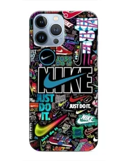 Чохол для iPhone 13 Pro з картинкою «Яскравий колаж Nike»