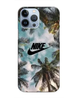 Чохол для iPhone 13 Pro з картинкою «Тропічний принт Nike»