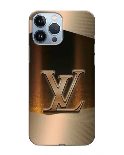 Чохол для iPhone 13 Pro з картинкою «LV — золоте сяйво» Чохол для iPhone 13 Pro з картинкою «LV — золоте сяйво»