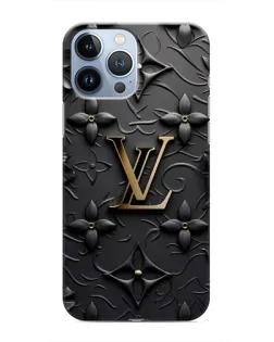Чохол для iPhone 13 Pro з картинкою «Шкіряна текстура LV»