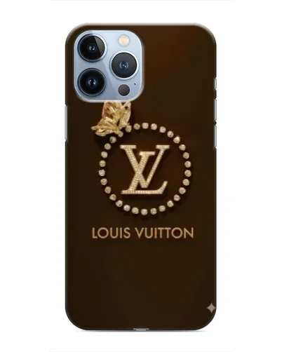 Чохол для iPhone 13 Pro з картинкою «LV — золота печатка» Чохол для iPhone 13 Pro з картинкою «LV — золота печатка»