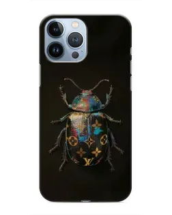 Чохол для iPhone 13 Pro з картинкою «LV — мармуровий принт»