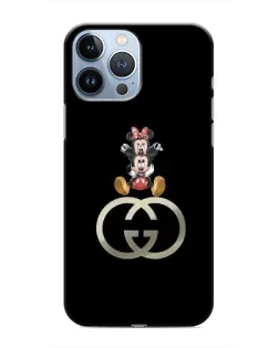 Чохол для iPhone 13 Pro з картинкою «Мінні Маус на лого»