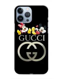 Чохол для iPhone 13 Pro з картинкою «Gucci — герої Disney»