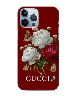 Чохол для iPhone 13 Pro з картинкою «Gucci — сад»