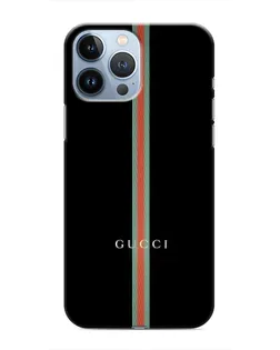 Чохол для iPhone 13 Pro з картинкою «Gucci — строга лінія»