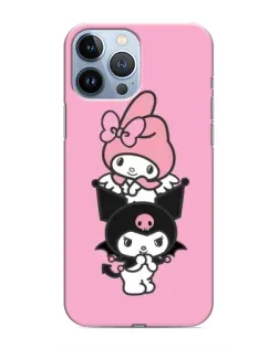 Чохол для iPhone 13 Pro з картинкою «My Melody та Kuromi» Чохол для iPhone 13 Pro з картинкою «My Melody та Kuromi»