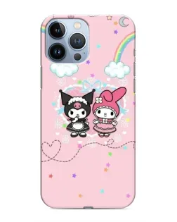 Чохол для iPhone 13 Pro з картинкою «My Melody та Kuromi» Чохол для iPhone 13 Pro з картинкою «My Melody та Kuromi»