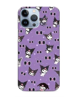 Чохол для iPhone 13 Pro з картинкою «Kuromi — патерн» Чохол для iPhone 13 Pro з картинкою «Kuromi — патерн»