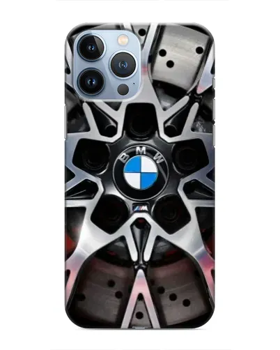Чехол для iPhone 13 Pro с картинкой «BMW — деталь диска»
