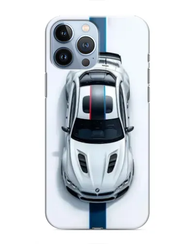 Чехол для iPhone 13 Pro с картинкой «Вид сверху — BMW M»