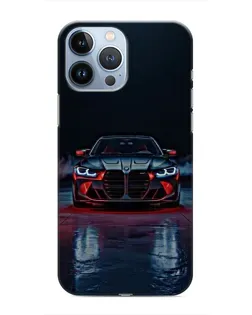 Чохол для iPhone 13 Pro з картинкою «BMW на мокрій дорозі»
