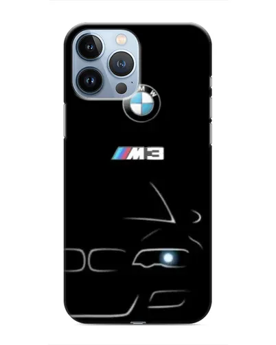 Чехол для iPhone 13 Pro с картинкой «Минималистичный принт BMW M3»