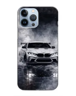 Чохол для iPhone 13 Pro з картинкою «BMW крізь туман»