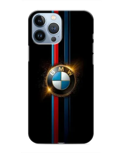 Чехол для iPhone 13 Pro с картинкой «BMW M-Power неон»