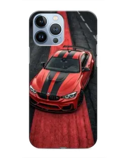 Чохол для iPhone 13 Pro з картинкою «BMW на червоній доріжці»