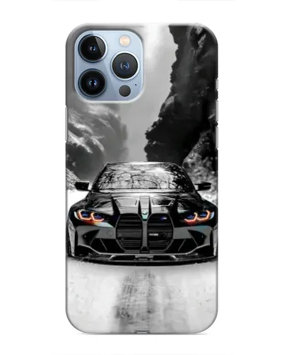 Чехол для iPhone 13 Pro с картинкой «BMW — акварельный дрифт» Чехол для iPhone 13 Pro с картинкой «BMW — акварельный дрифт»