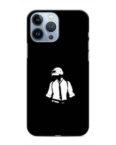 Чохол для iPhone 13 Pro з картинкою «PUBG — білий шолом»