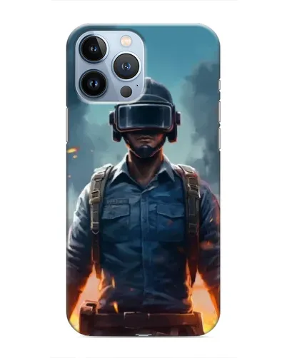 Чохол для iPhone 13 Pro з картинкою «PUBG — реалістичний герой»