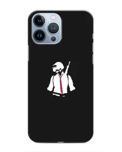Чохол для iPhone 13 Pro з картинкою «PUBG — силует воїна» Чохол для iPhone 13 Pro з картинкою «PUBG — силует воїна»