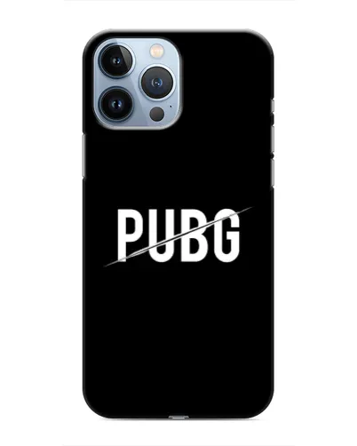 Чохол для iPhone 13 Pro з картинкою «PUBG — білий логотип»
