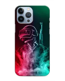 Чохол для iPhone 13 Pro з картинкою «PUBG — вогняний воїн» Чохол для iPhone 13 Pro з картинкою «PUBG — вогняний воїн»
