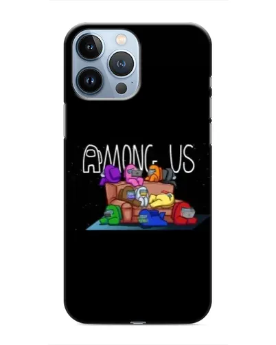 Чохол для iPhone 13 Pro з картинкою «Логотип Among Us»
