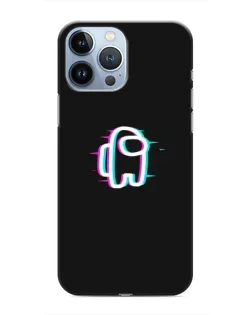 Чохол для iPhone 13 Pro з картинкою «Among Us неон»