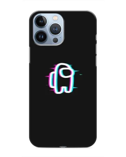 Чохол для iPhone 13 Pro з картинкою «Among Us неон»