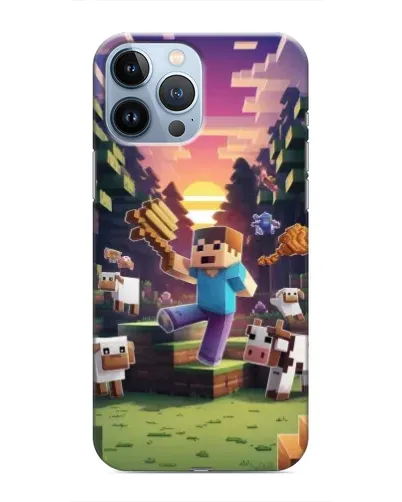 Чохол для iPhone 13 Pro з картинкою «Стів на фермі» Чохол для iPhone 13 Pro з картинкою «Стів на фермі»