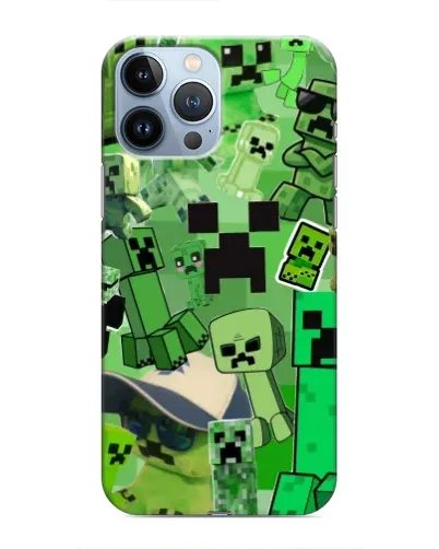 Чохол для iPhone 13 Pro з картинкою «Кріпери Minecraft» Чохол для iPhone 13 Pro з картинкою «Кріпери Minecraft»