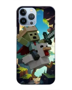 Чохол для iPhone 13 Pro з картинкою «Стів та гусь»
