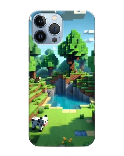 Чохол для iPhone 13 Pro з картинкою «Minecraft літній день» Чохол для iPhone 13 Pro з картинкою «Minecraft літній день»