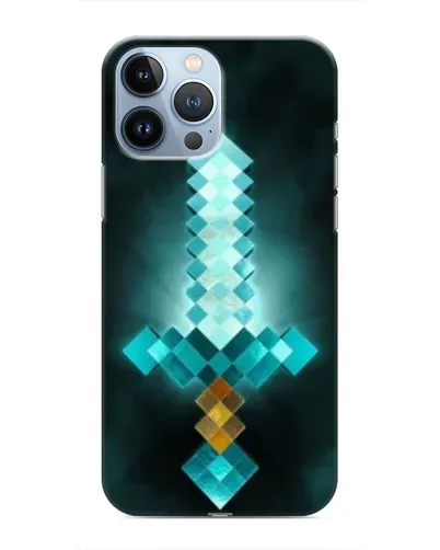 Чохол для iPhone 13 Pro з картинкою «Алмазний меч неон» Чохол для iPhone 13 Pro з картинкою «Алмазний меч неон»