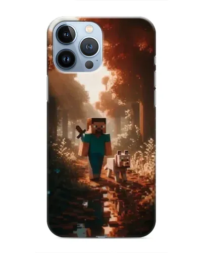 Чохол для iPhone 13 Pro з картинкою «Стів у лісі» Чохол для iPhone 13 Pro з картинкою «Стів у лісі»