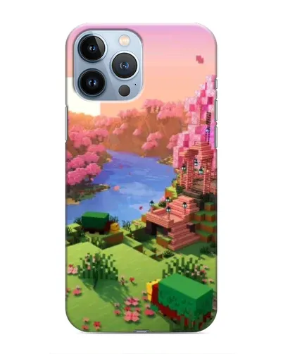 Чохол для iPhone 13 Pro з картинкою «Рожеве дерево Minecraft» Чохол для iPhone 13 Pro з картинкою «Рожеве дерево Minecraft»