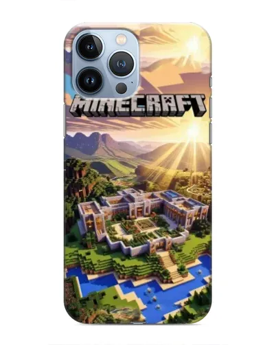 Чохол для iPhone 13 Pro з картинкою «Minecraft панорама» Чохол для iPhone 13 Pro з картинкою «Minecraft панорама»