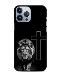 Чохол для iPhone 13 Pro з картинкою «Лев та Хрест» Чохол для iPhone 13 Pro з картинкою «Лев та Хрест»