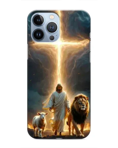 Чохол для iPhone 13 Pro з картинкою «Лев Юди та Світло»