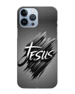 Чохол для iPhone 13 Pro з картинкою «Напис Jesus Graffiti»