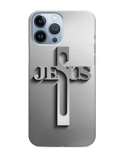 Чехол для iPhone 13 Pro с картинкой «Металлический крест Jesus» Чехол для iPhone 13 Pro с картинкой «Металлический крест Jesus»