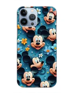 Чехол для iPhone 13 Pro с картинкой «Паттерн Микки и Минни» Чехол для iPhone 13 Pro с картинкой «Паттерн Микки и Минни»