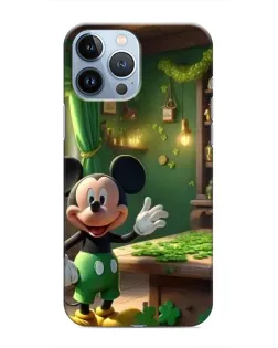 Чехол для iPhone 13 Pro с картинкой «Микки в мастерской» Чехол для iPhone 13 Pro с картинкой «Микки в мастерской»